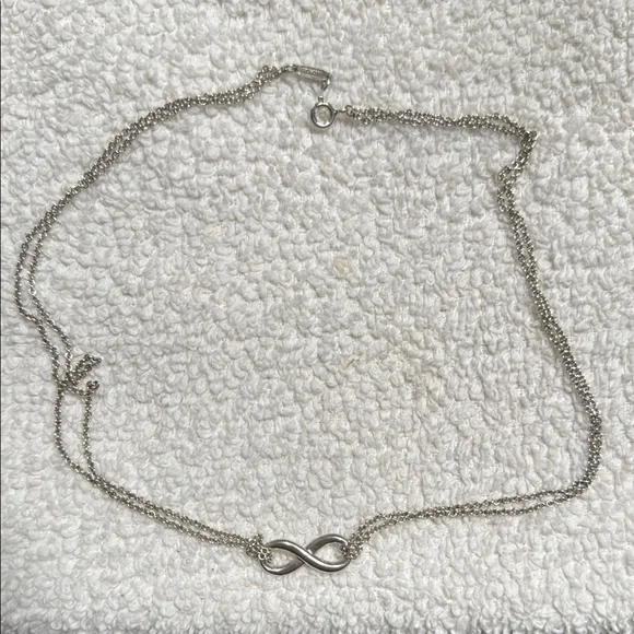 Tiffany & Co. Silver Infinity Necklace - Picture 6 of 6